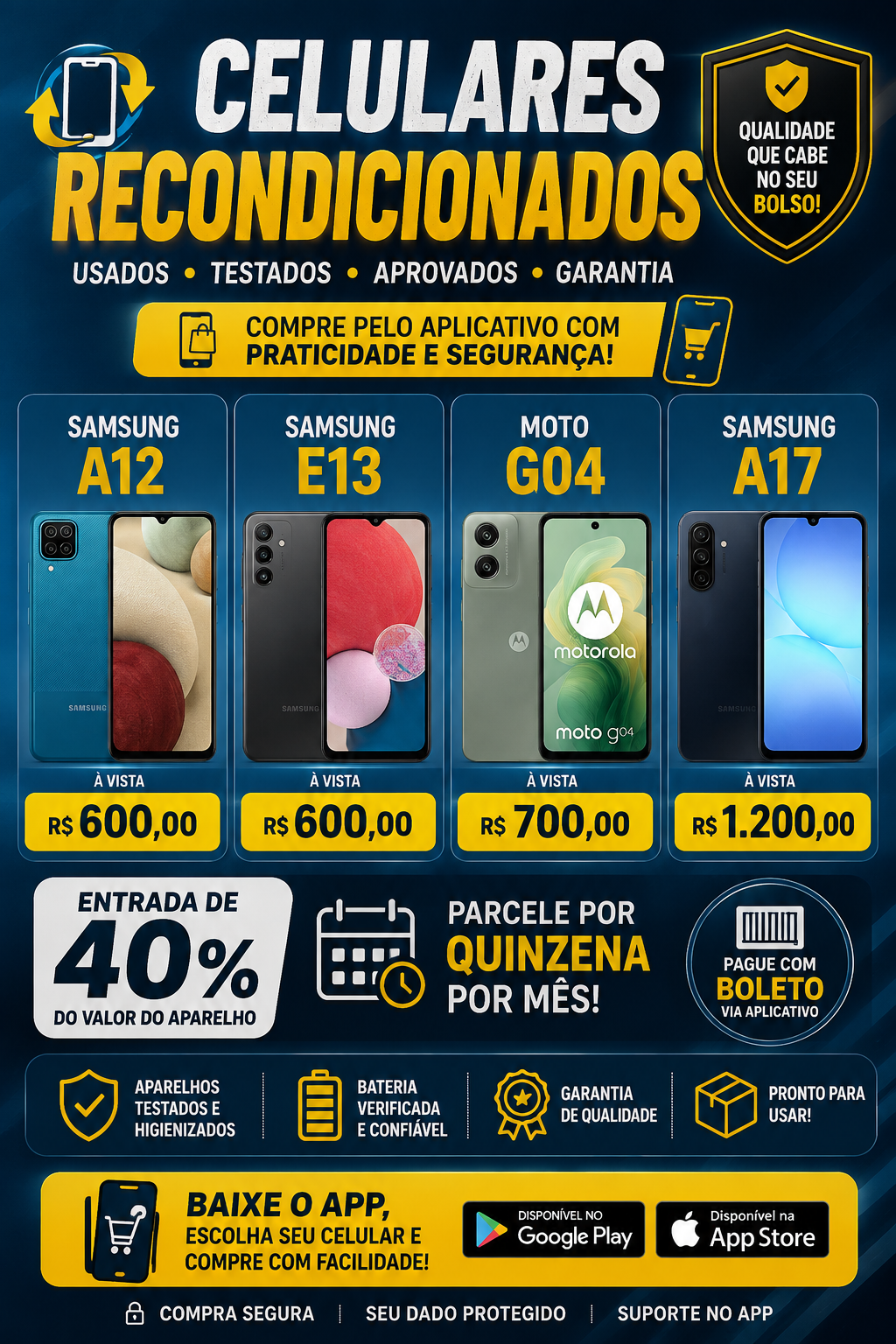 CELULAR NO BOLETO