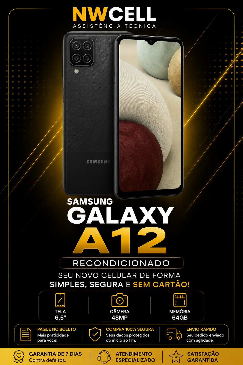 SAMSUNG A12 '' USADO ''